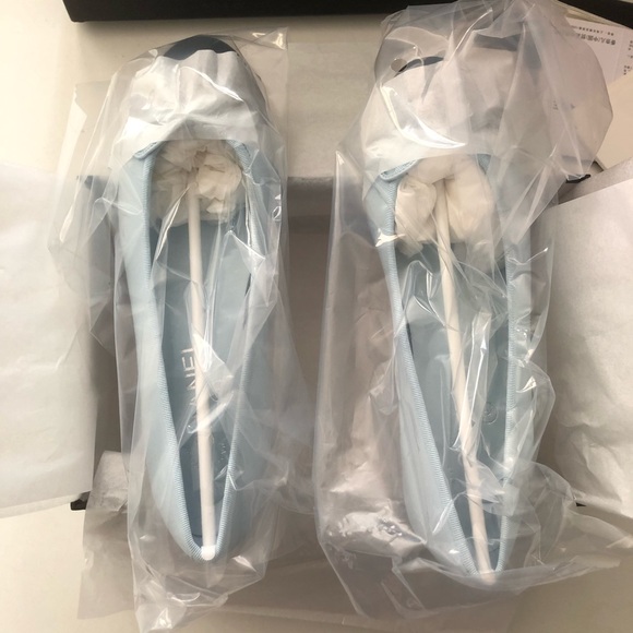 Chanel Light Blue Ballet Flats - Picture 2 of 6